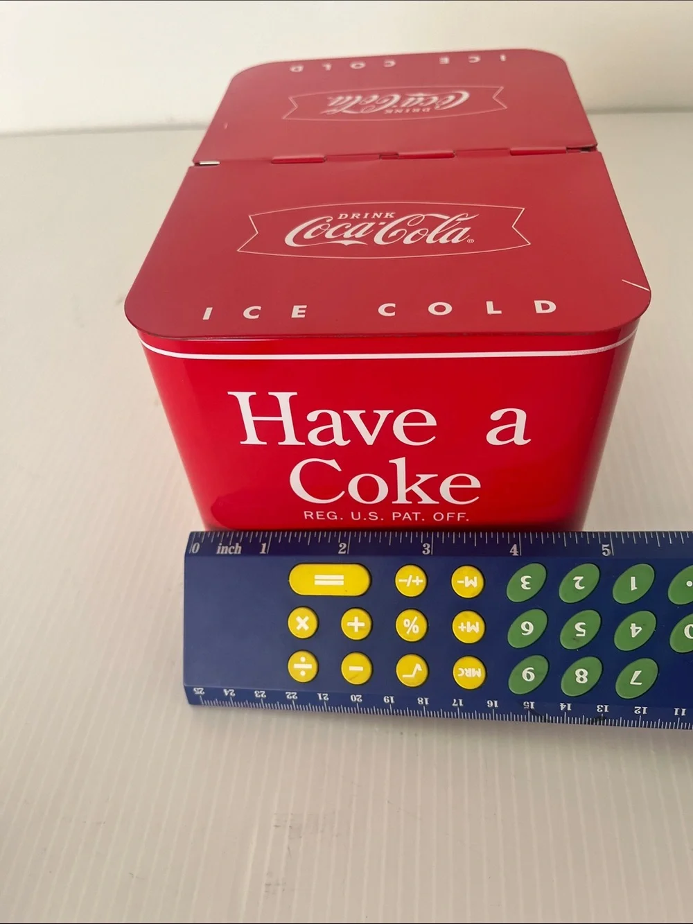 Coca-cola Tin Picnic Basket